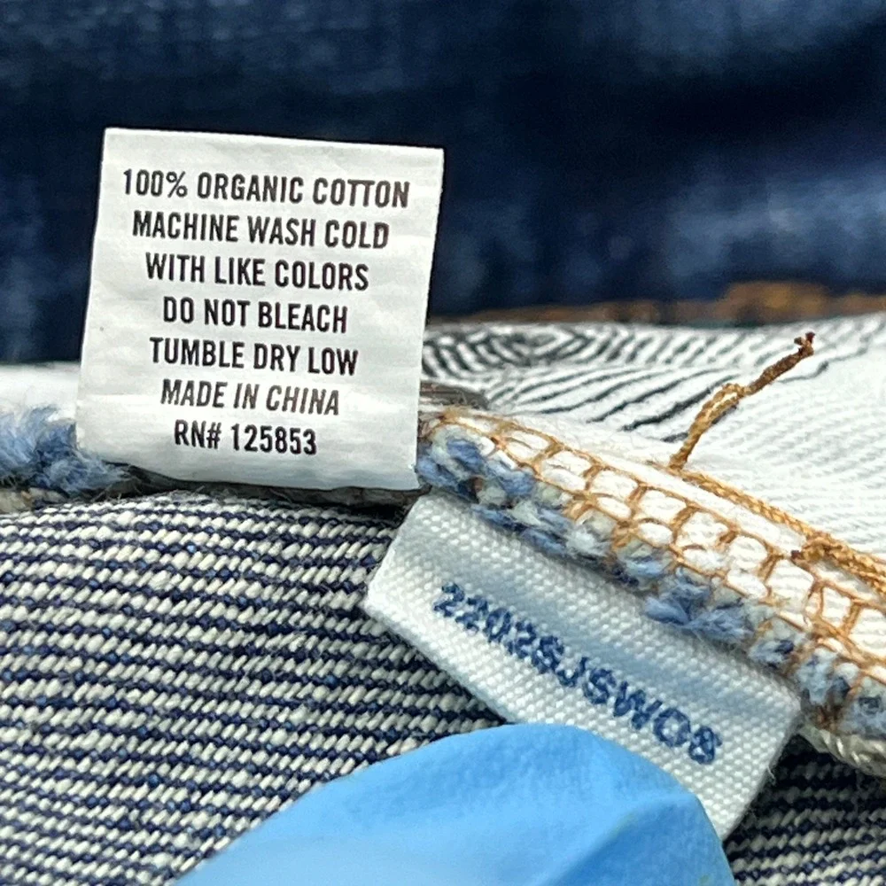 NEW Taylor Stitch The Slim Jeans Mens 30 Blue Sawyer Wash Organic Selvage Denim